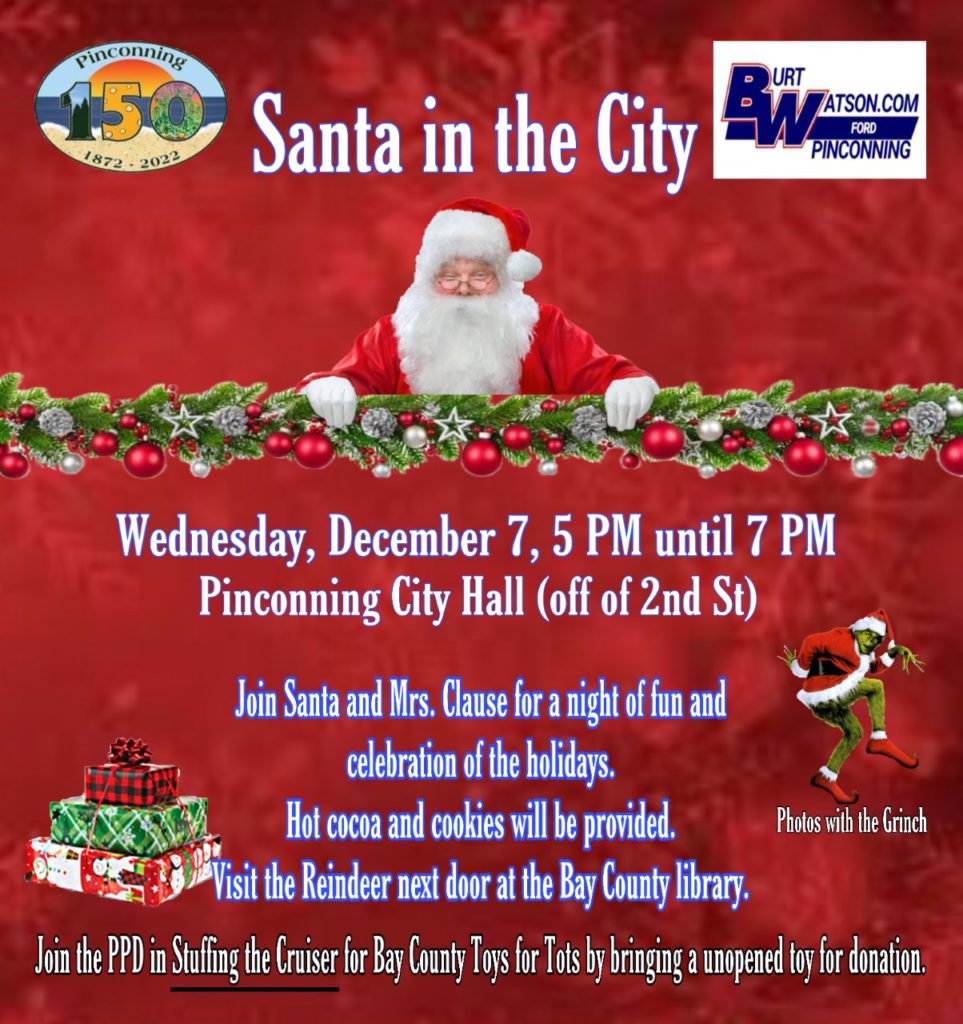 Santa in the City City of Pinconning